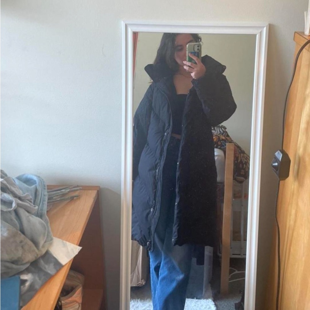 ARITZIA WILFRED CLOUD PUFF BLACK SIZE xs